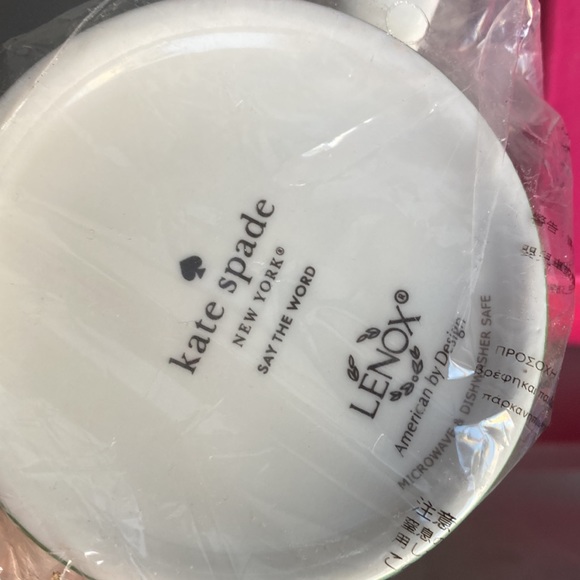 NWT Kate Spade Live Colorfully Say the Word Lennox Mug green - Picture 3 of 4